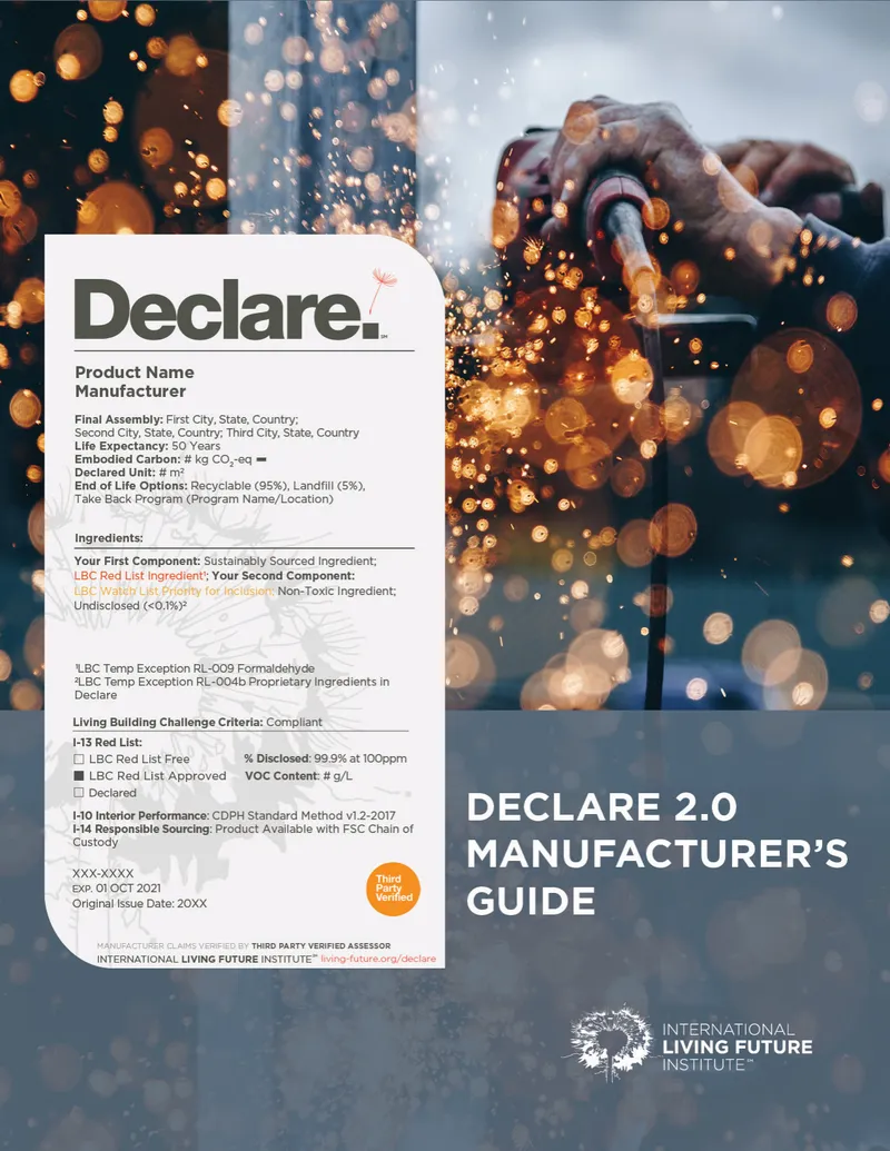 ILFI Declare Manufacturers' Guide