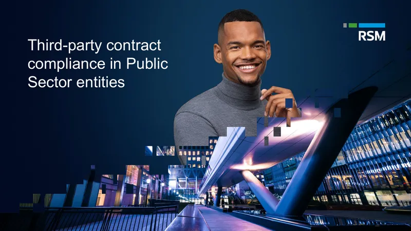 Third-Party Contract Compliance in Public Sector Entities