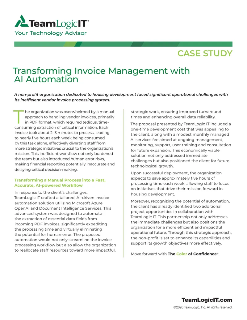 AI Automation in Invoice Management Case Study