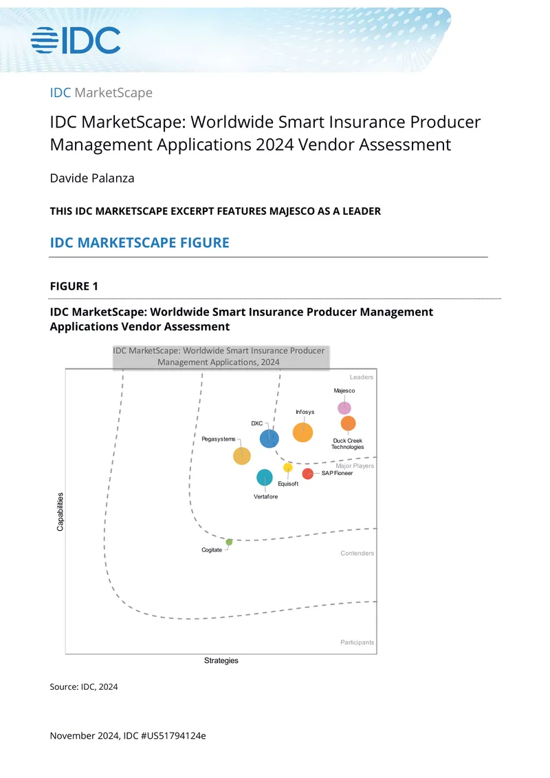 Worldwide Smart Insurance Producer Management Applications 2024 Vendor Assessment