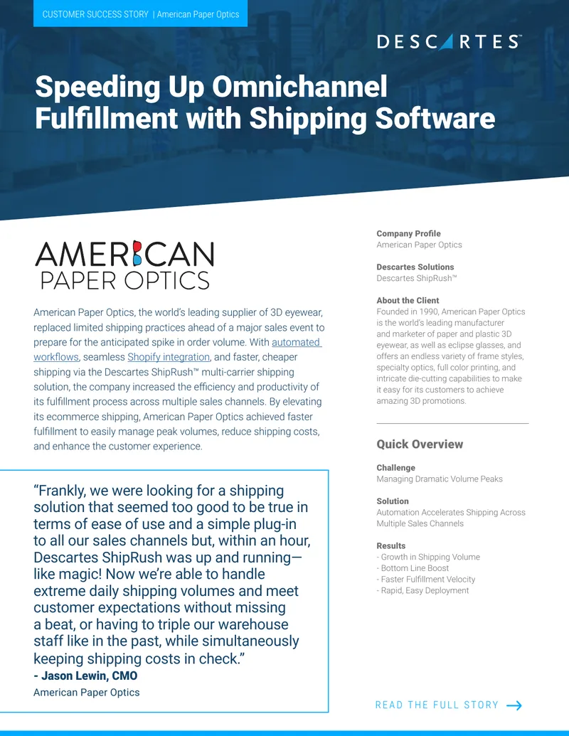Optimizing Omnichannel Fulfillment with Shipping Software