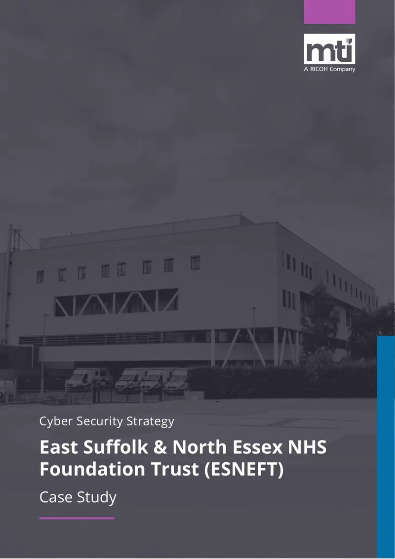 Cyber Security Strategy for East Suffolk & North Essex NHS