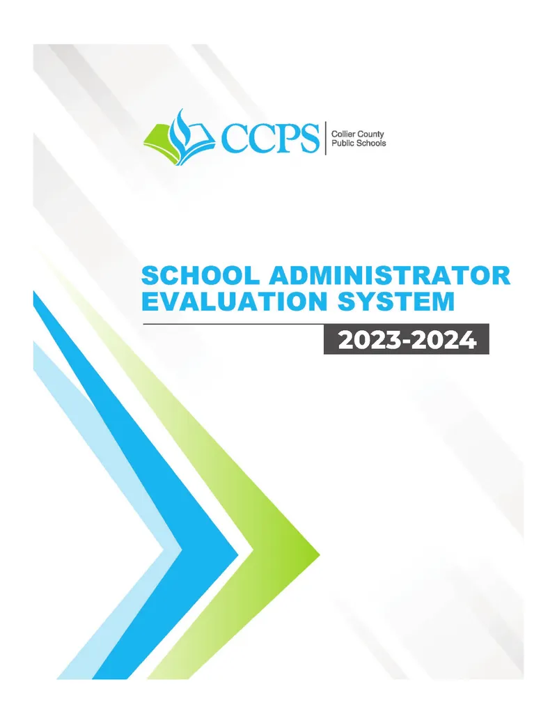 School Administrator Evaluation System Guidelines