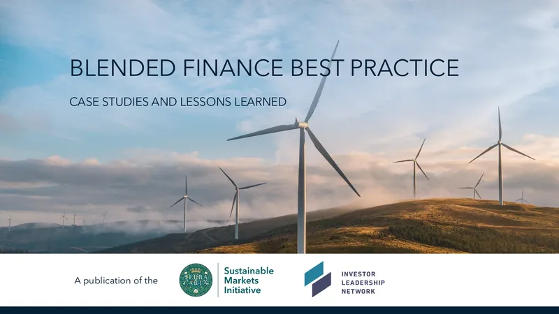 Blended Finance Best Practice Case Studies
