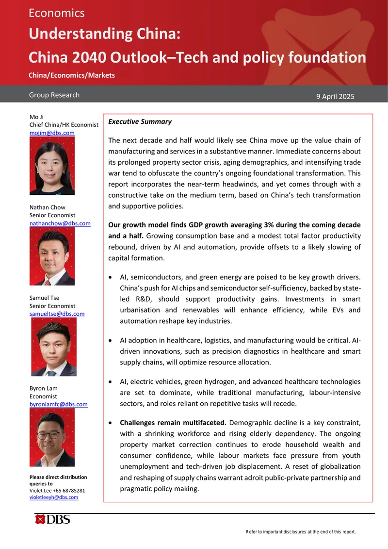 China 2040 Outlook on Technology and Policy