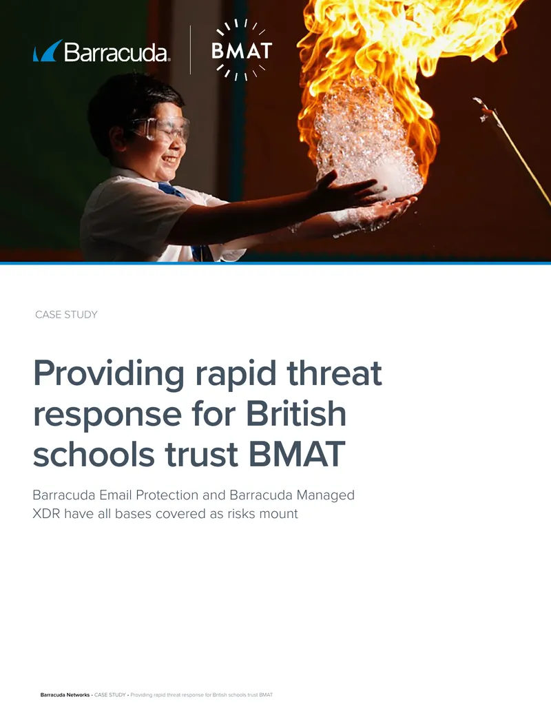 Rapid Threat Response for British Schools Trust BMAT