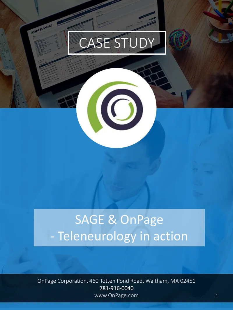 SAGE Telemedicine Implementation Case Study