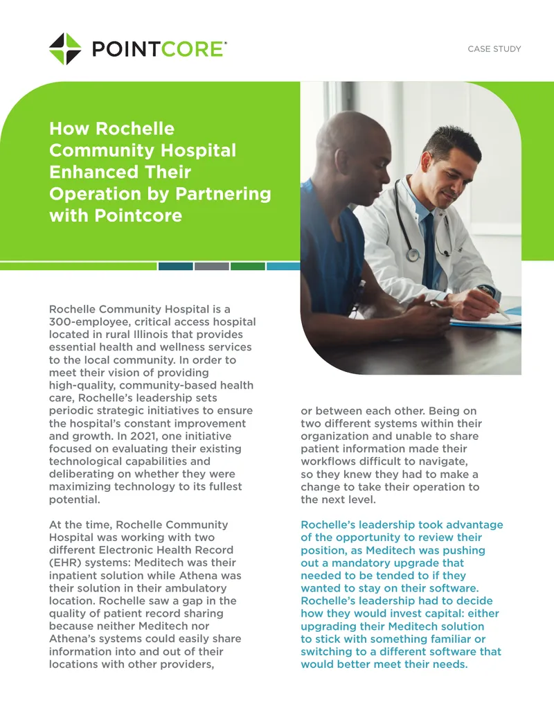 Rochelle Community Hospital EHR System Transition Case Study
