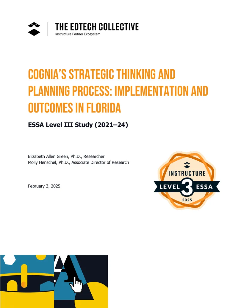 Cognia Strategic Thinking and Planning Process Study preview page 1