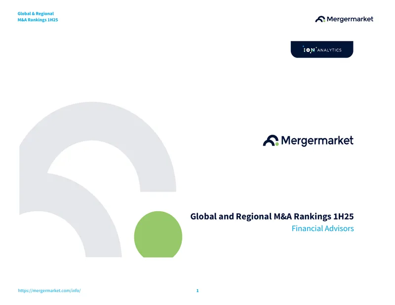 Global and Regional M&A Rankings 1H25