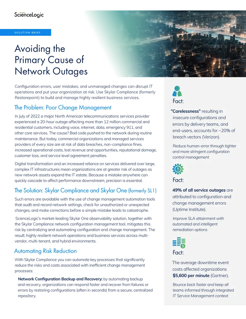 Skylar Compliance Change Management Solution Brief