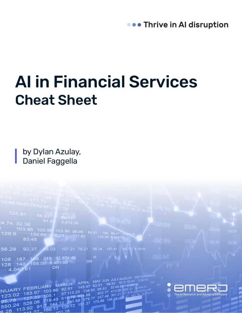 AI Applications in Financial Services Cheat Sheet