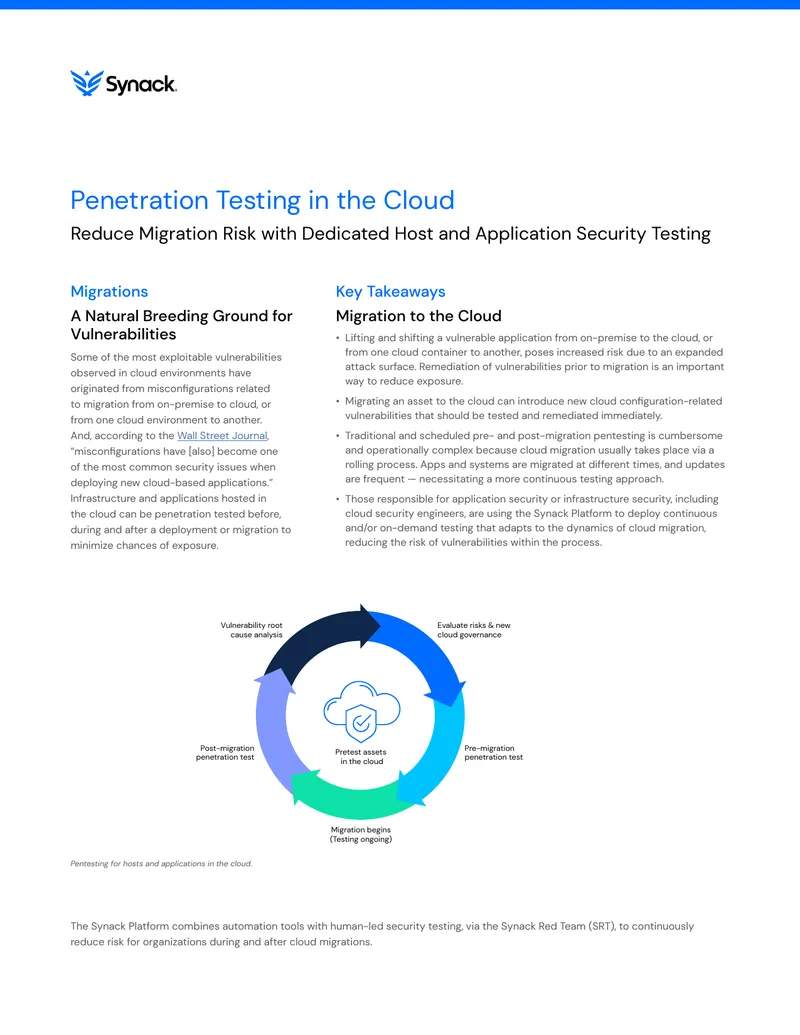 Cloud Migration Vulnerability Penetration Testing Guide