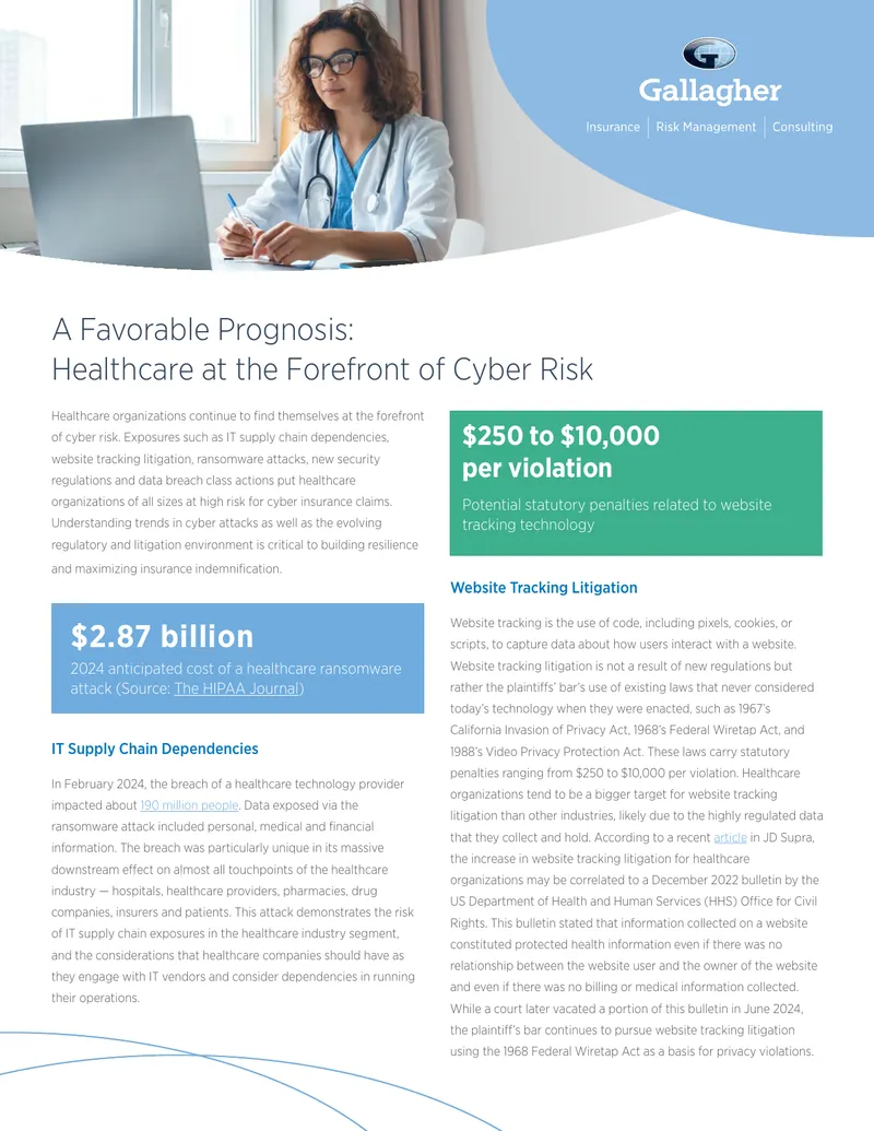 Cyber Risk Management in Healthcare Organizations