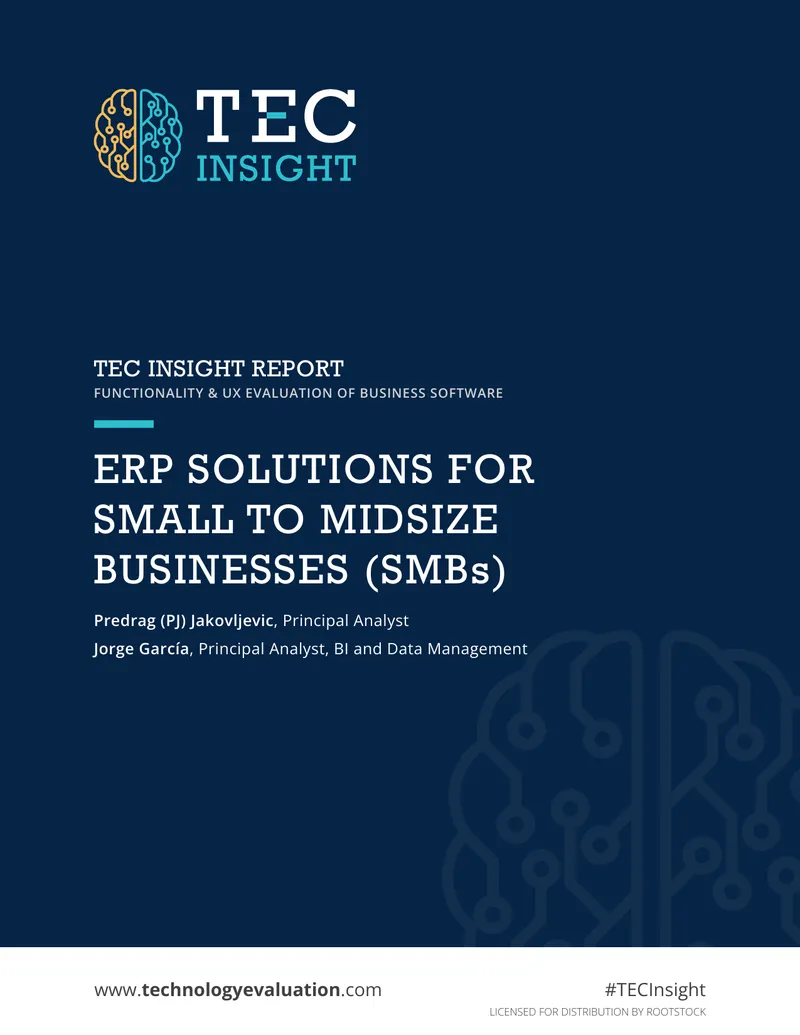 2025 TEC Insight Report on ERP Solutions for SMBs