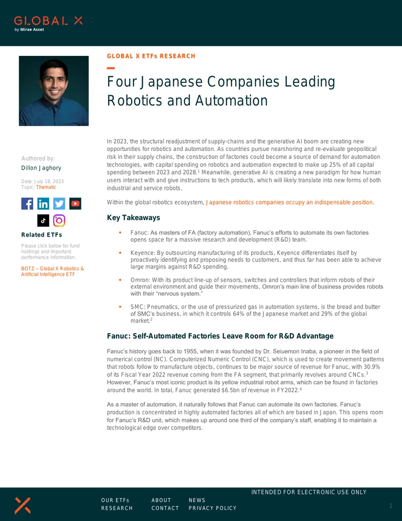 Japanese Companies Leading Robotics and Automation