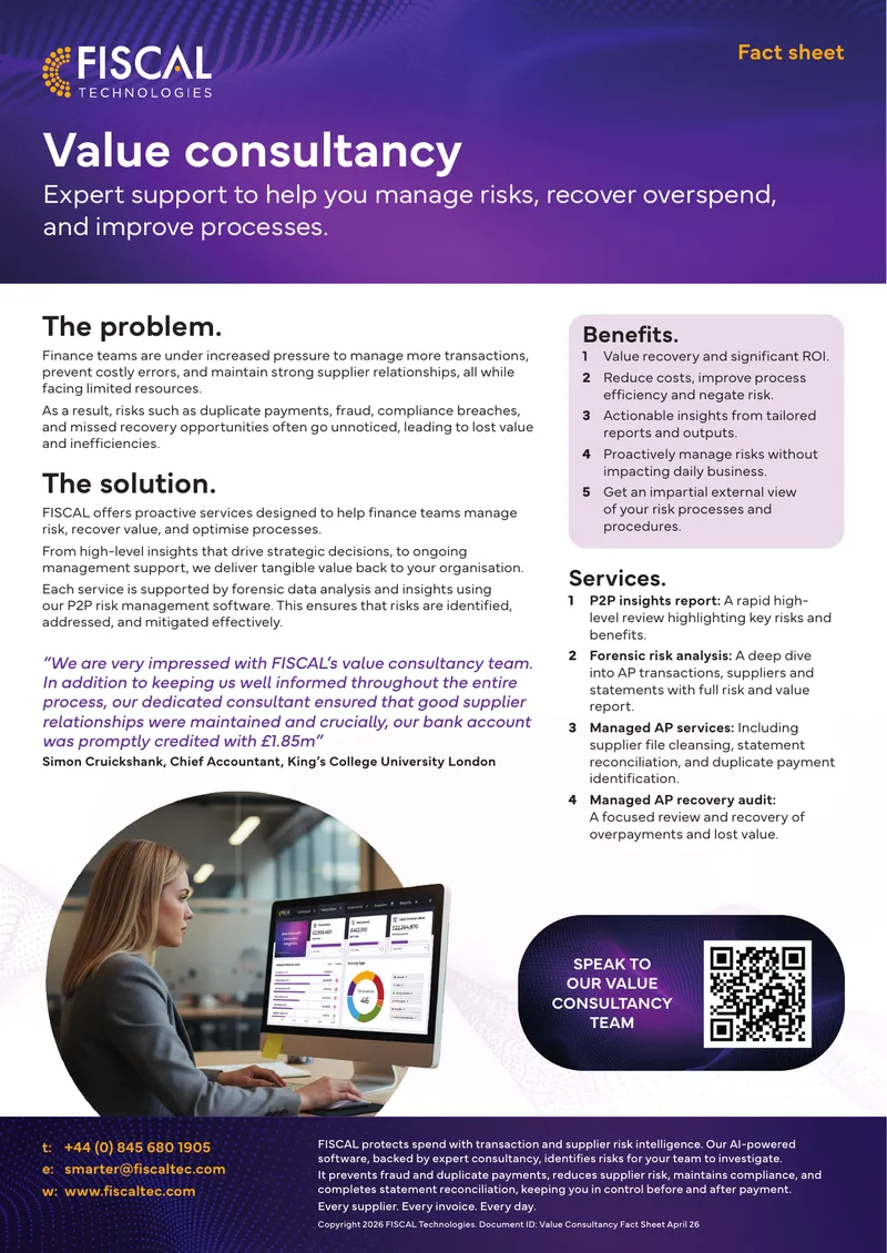 Proactive Risk Management Services for Finance Teams