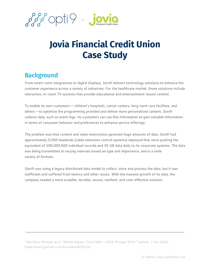 Jovia Financial Credit Union Hybrid Cloud Case Study
