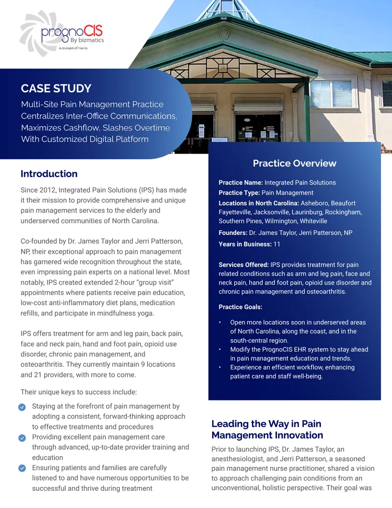 Integrated Pain Solutions Practice Overview