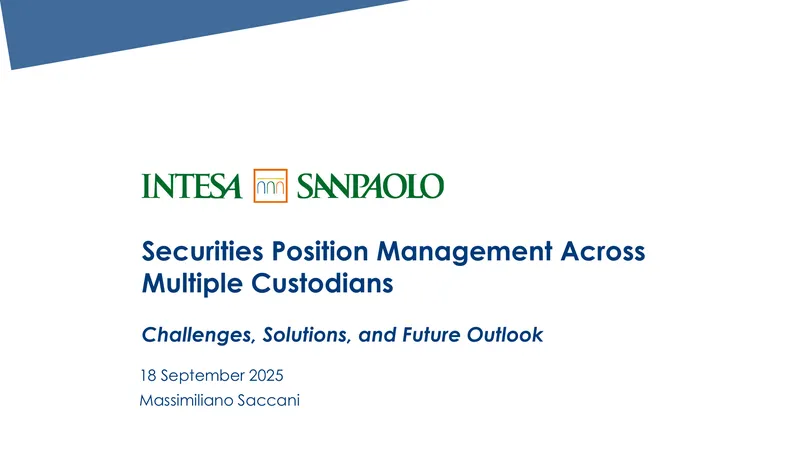 Securities Position Management Across Multiple Custodians
