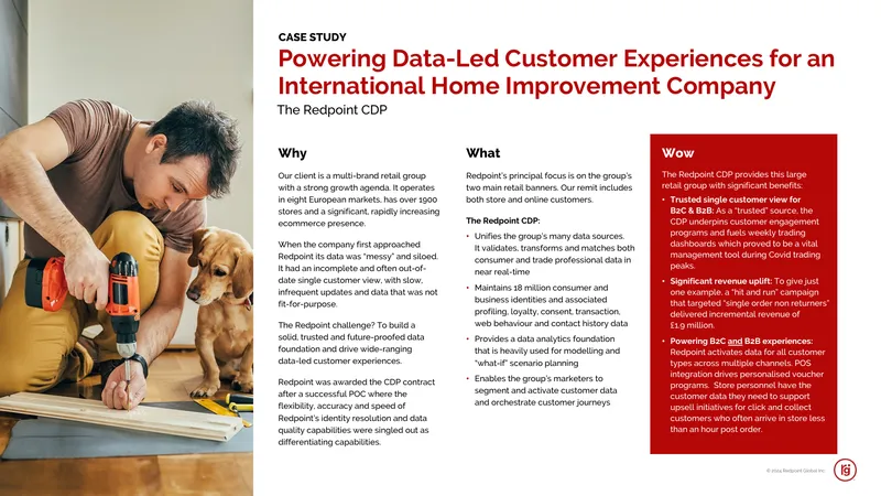 Data-Led Customer Experience Case Study