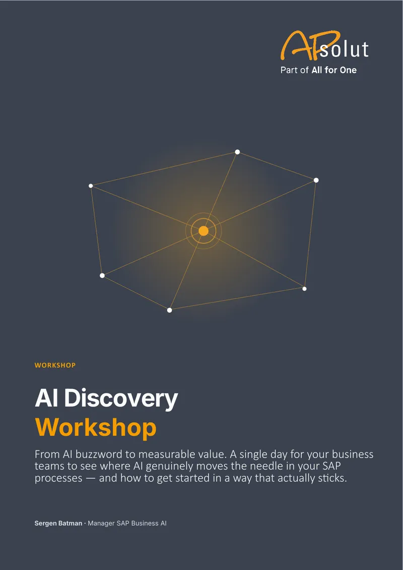 AI Discovery Workshop for SAP Processes