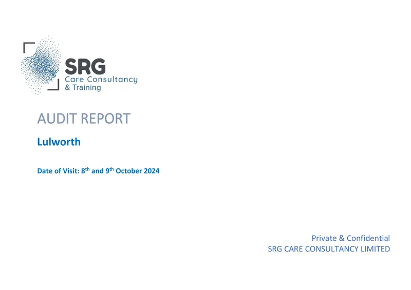 Lulworth Care Home Audit Report