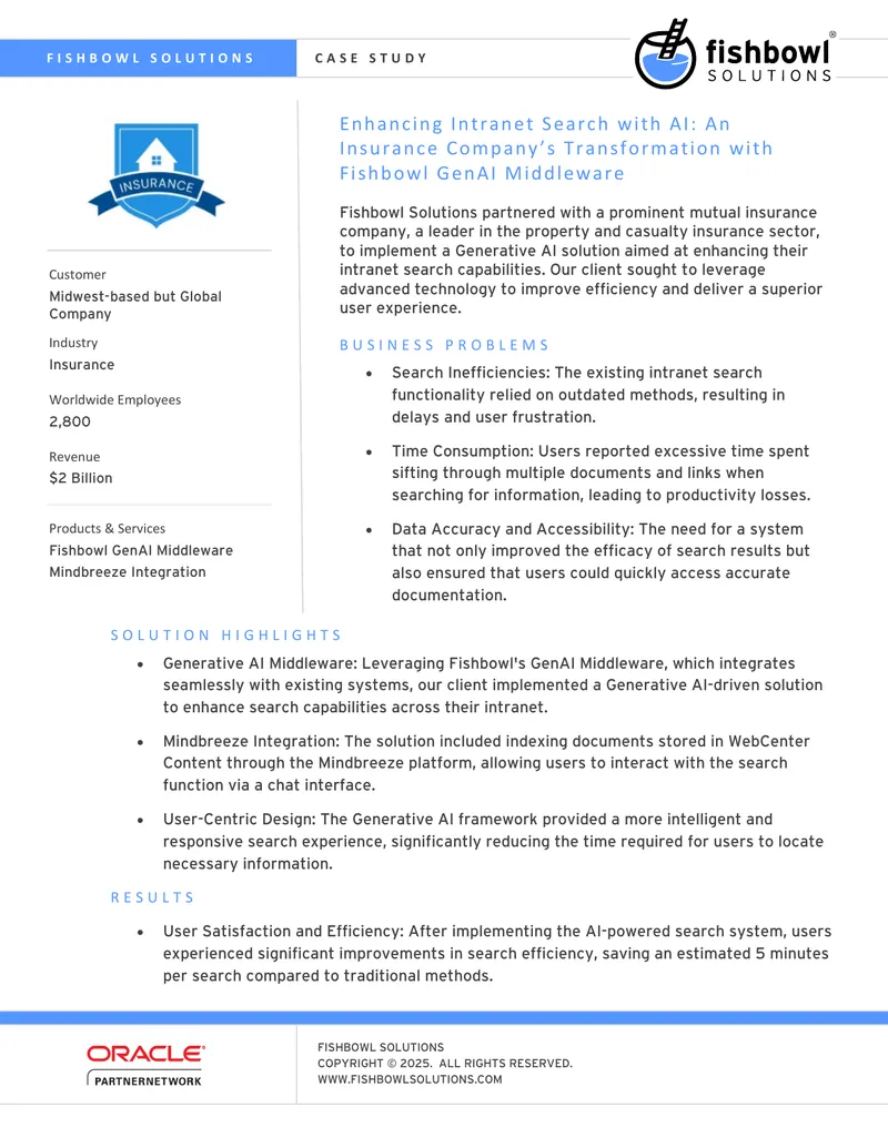 Enhancing Intranet Search with AI Middleware