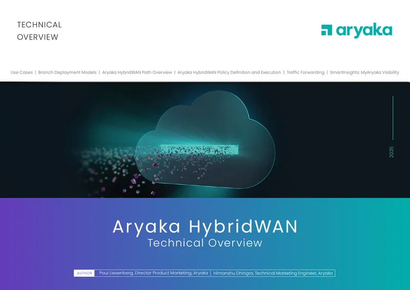Aryaka HybridWAN Technical Overview Document