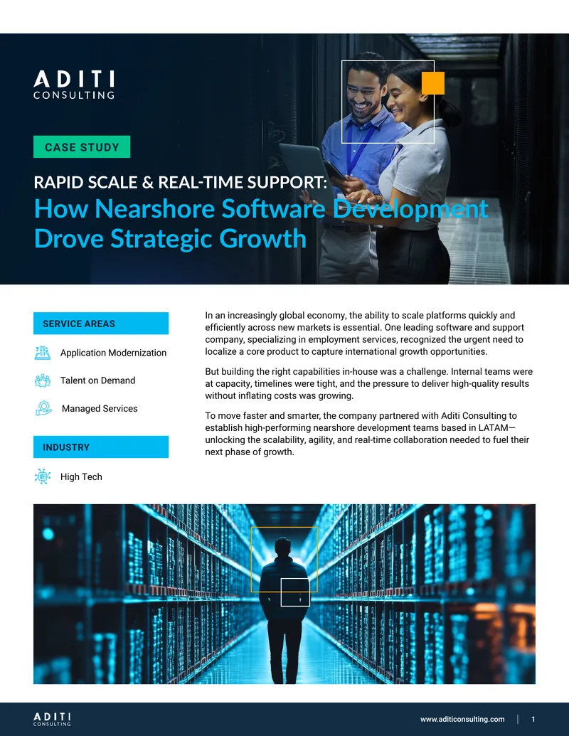 Nearshore Software Development for Strategic Growth