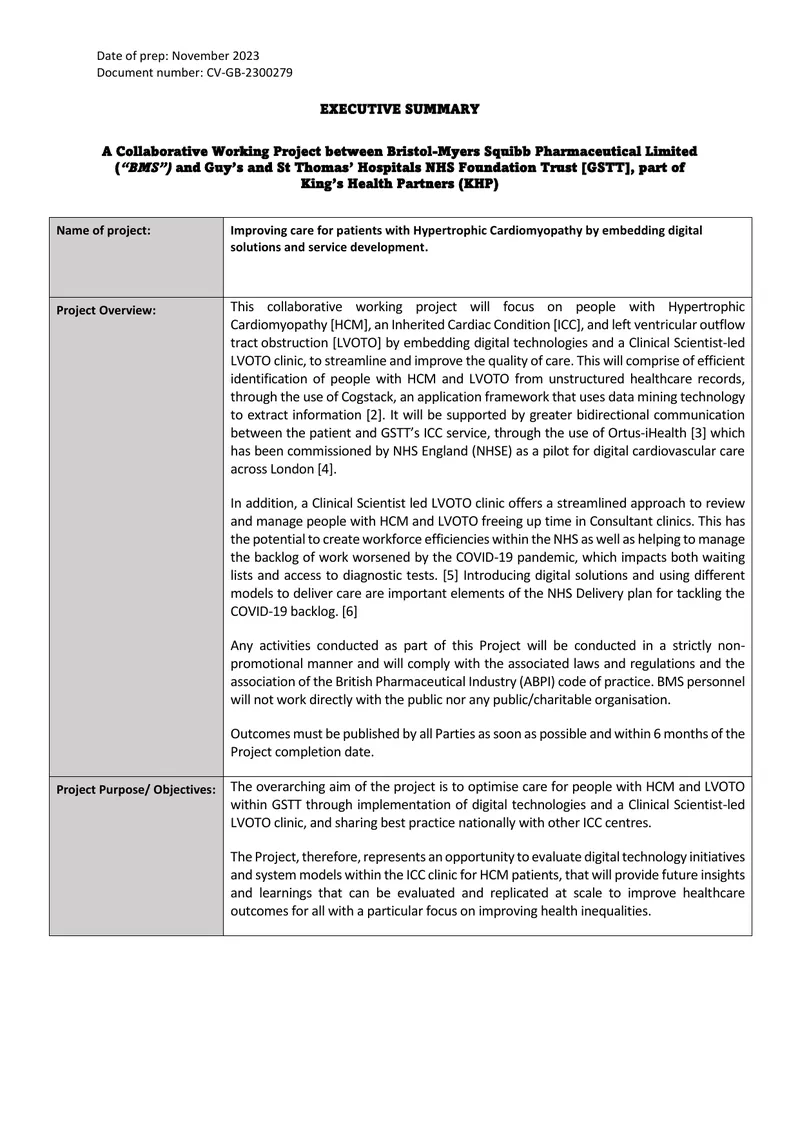 Improving Care for Patients with Hypertrophic Cardiomyopathy