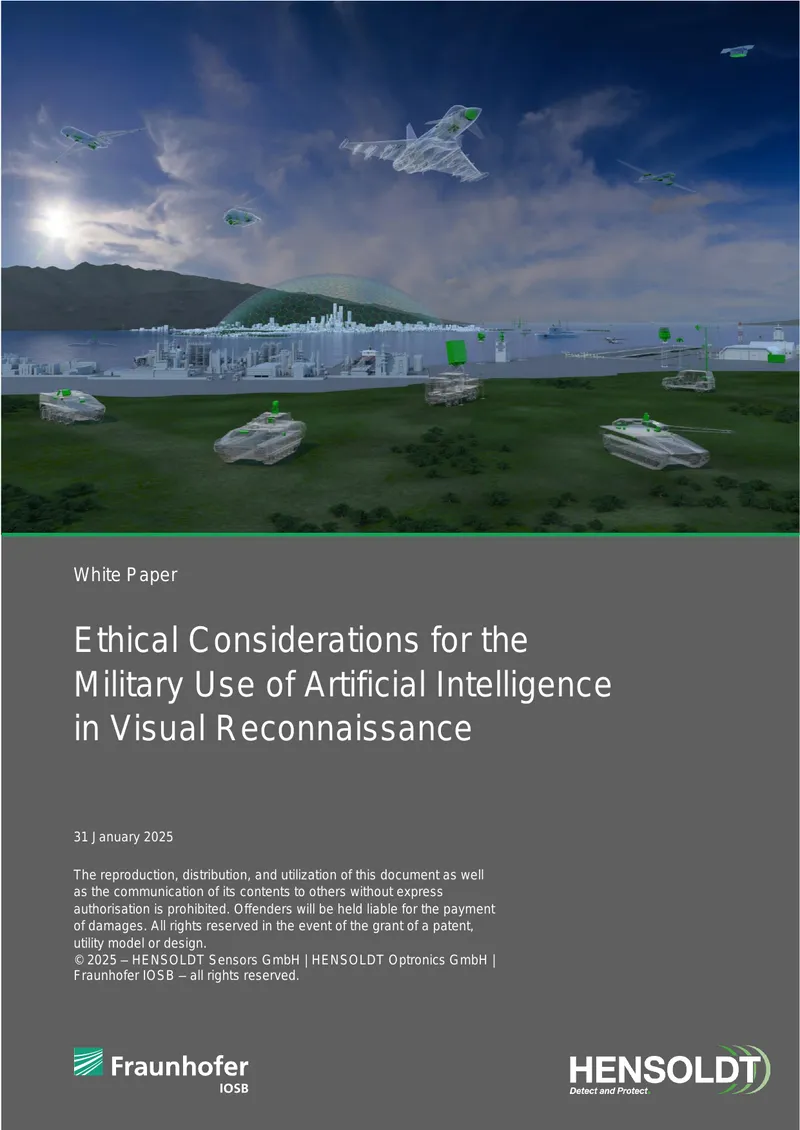 Ethical Considerations for Military Use of AI in Visual Reconnaissance