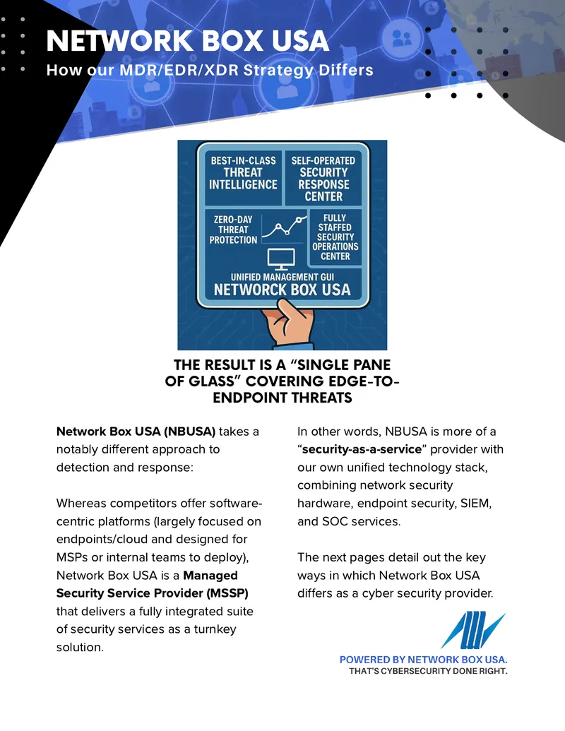 Network Box USA Managed Security Service Overview
