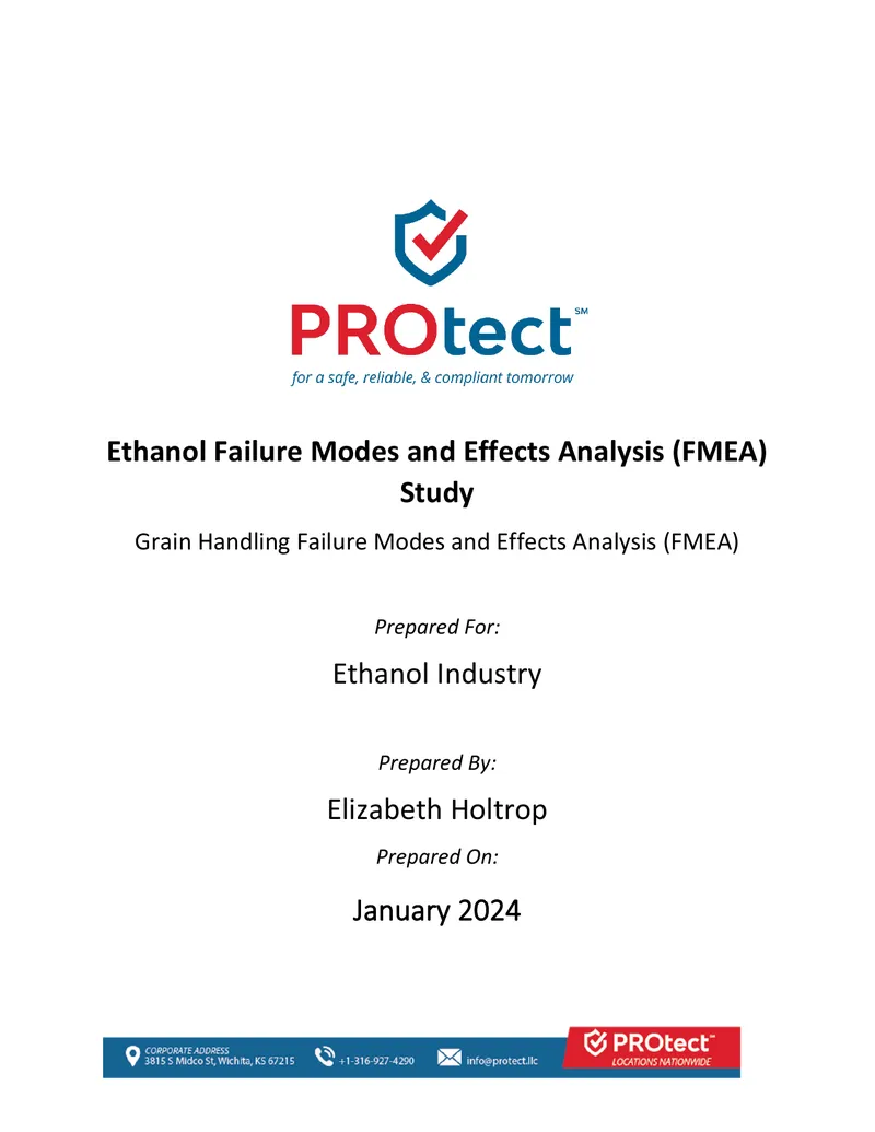 Ethanol Grain Handling Failure Modes and Effects Analysis Study