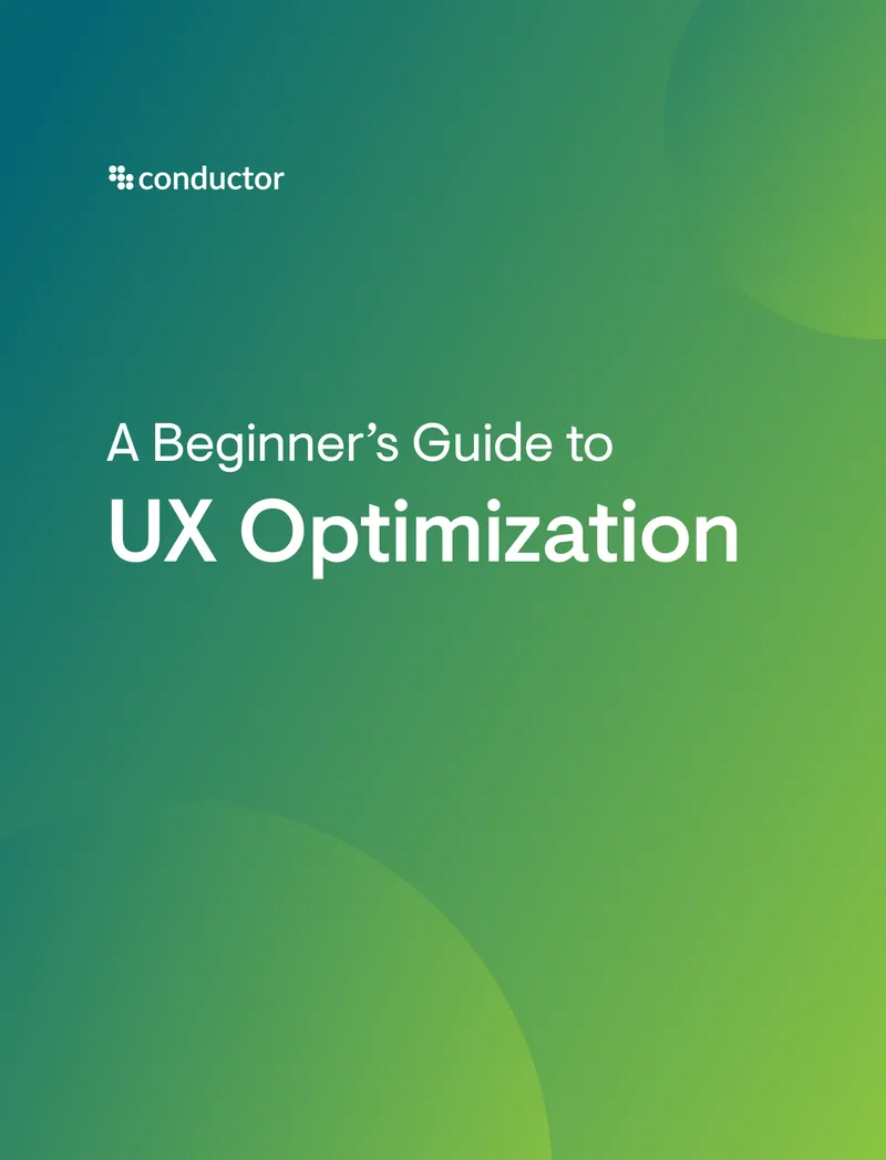 Beginner's Guide to UX Optimization