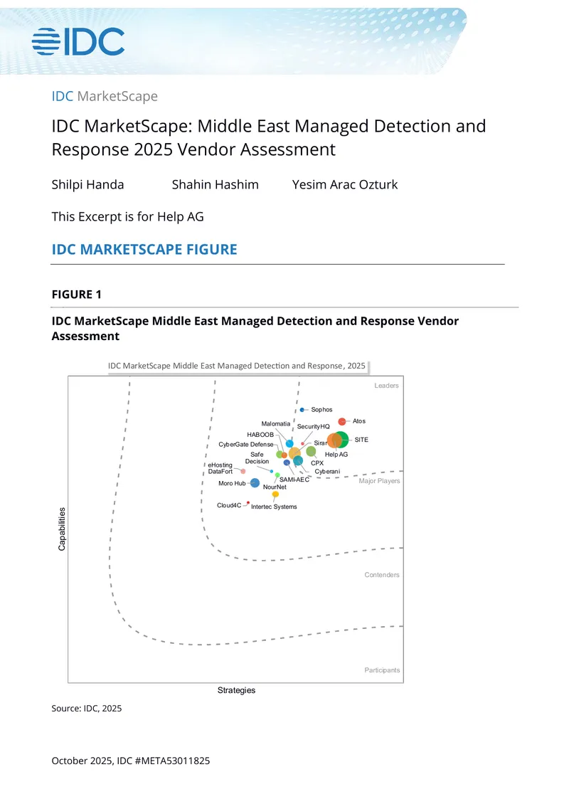 Middle East Managed Detection and Response 2025 Assessment