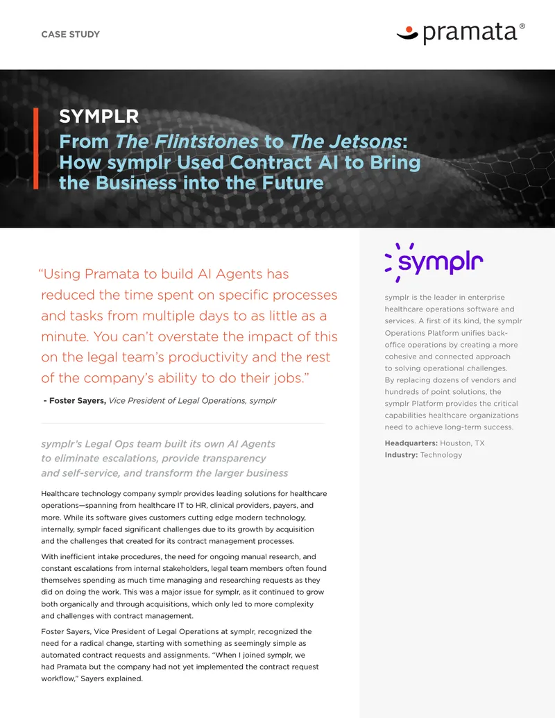 Transforming Contract Management with AI at Symplr
