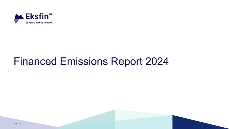 Financed Emissions Report 2024