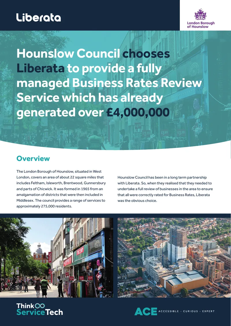 Business Rates Review Service in Hounslow