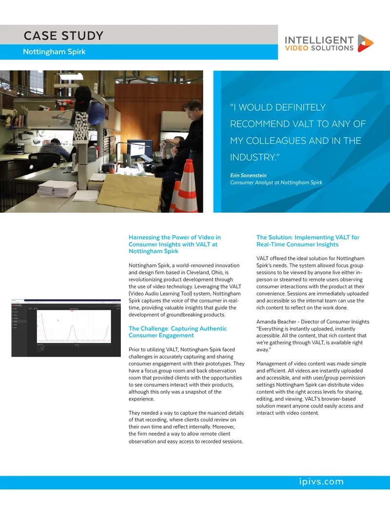 Utilizing VALT for Consumer Insights at Nottingham Spirk