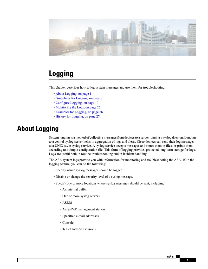 Syslog Message Logging and Configuration Guide