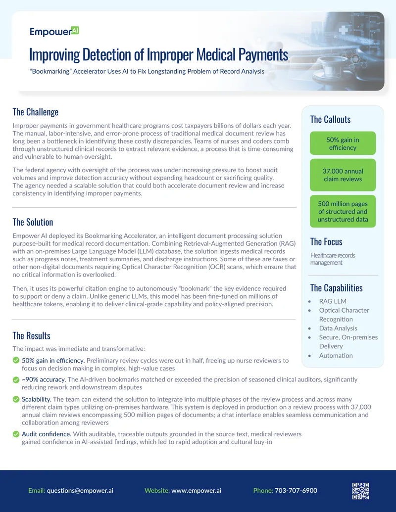 Bookmarking Accelerator for Medical Record Analysis