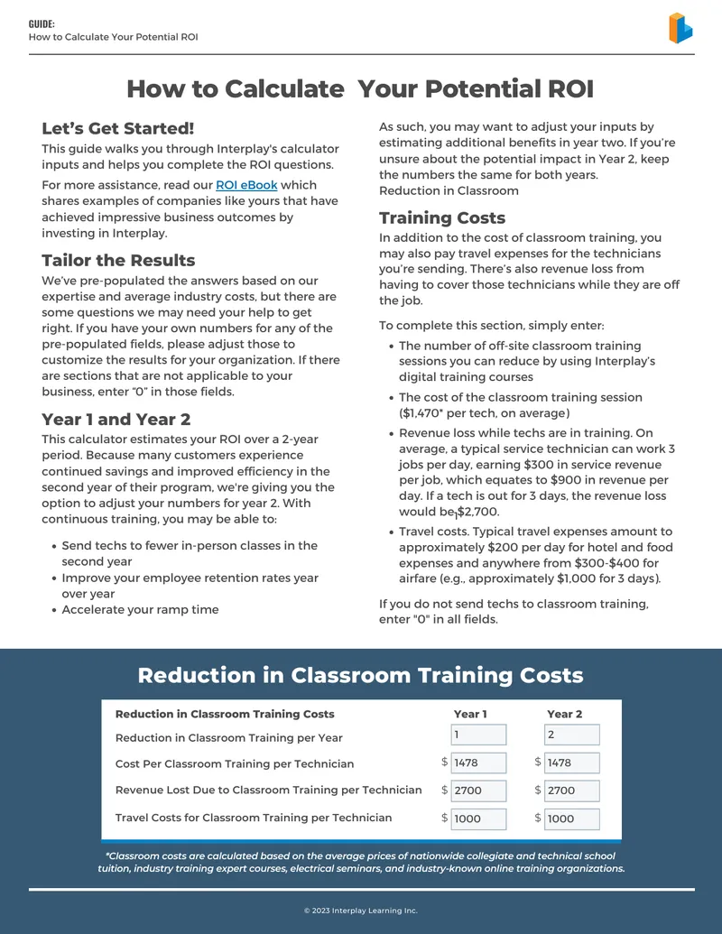 Guide to Calculating Potential ROI with Interplay