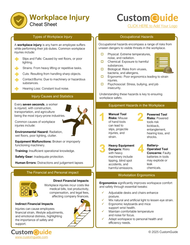 Occupational Hazards and Workplace Injury Prevention
