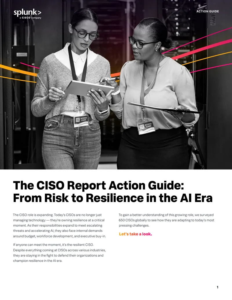 CISO Report Action Guide for AI Resilience