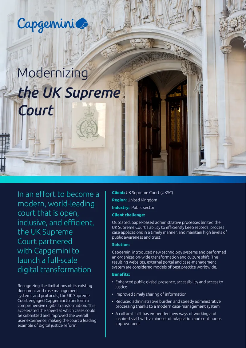 Digital Transformation of the UK Supreme Court