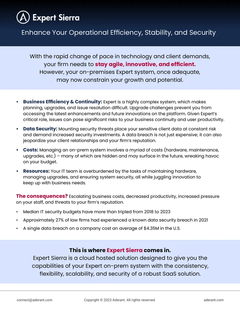 Transitioning to Expert Sierra Cloud Solution