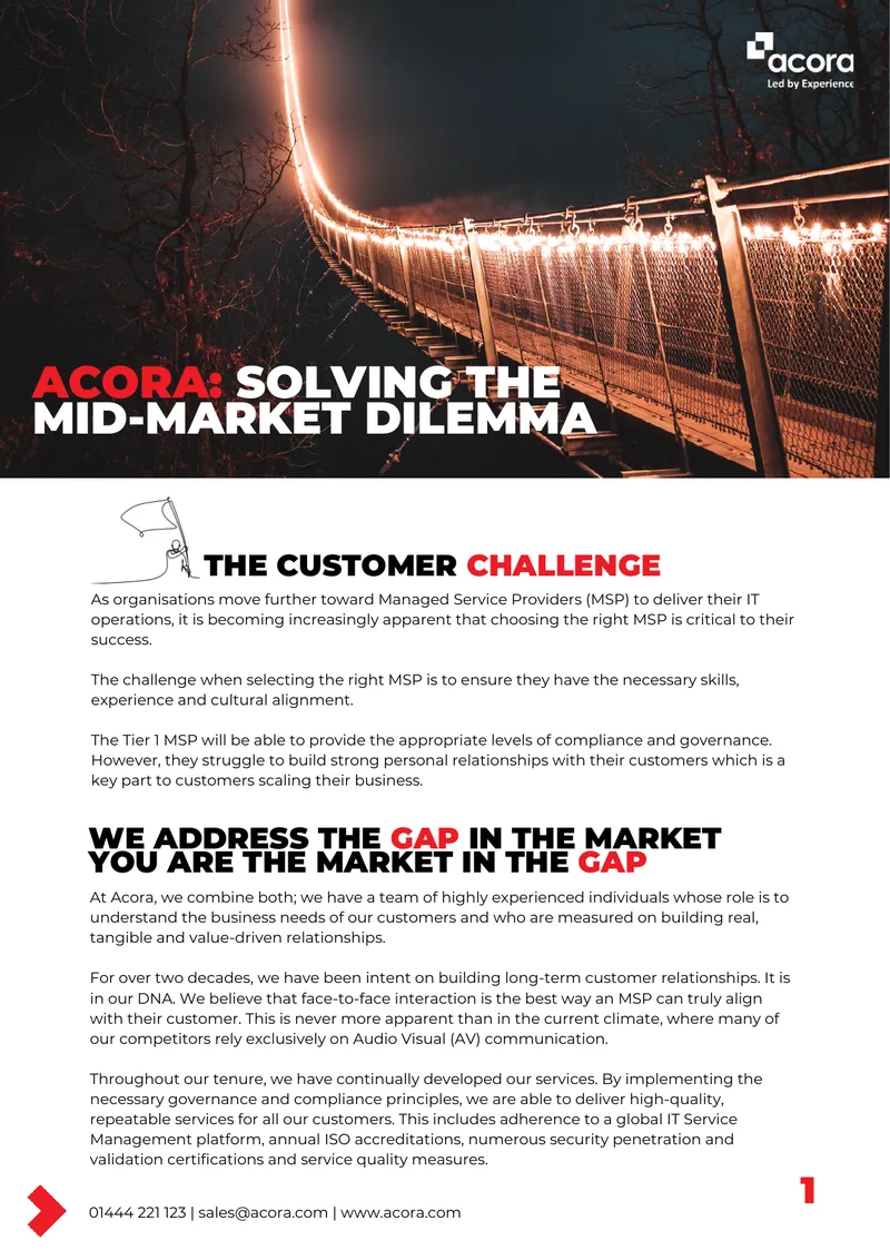 Managed Service Provider Selection Guide