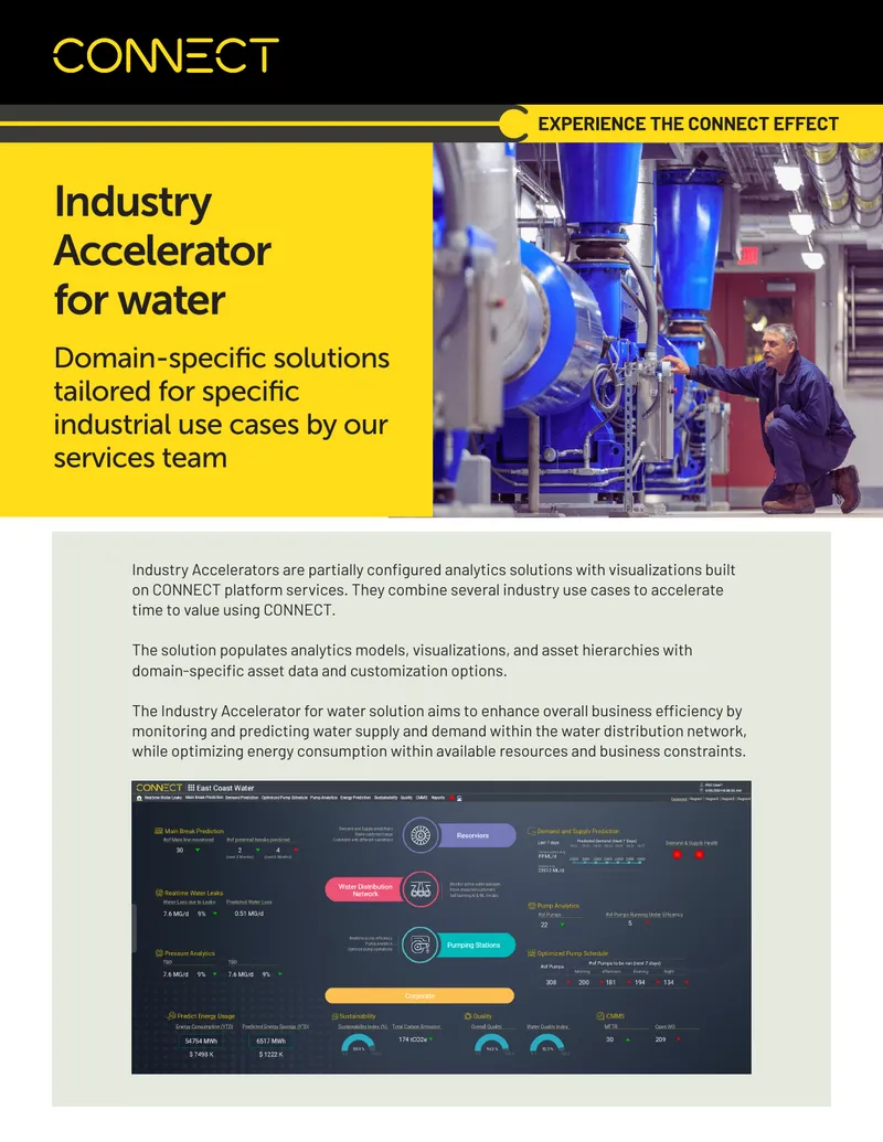 Industry Accelerator for Water Analytics Solutions