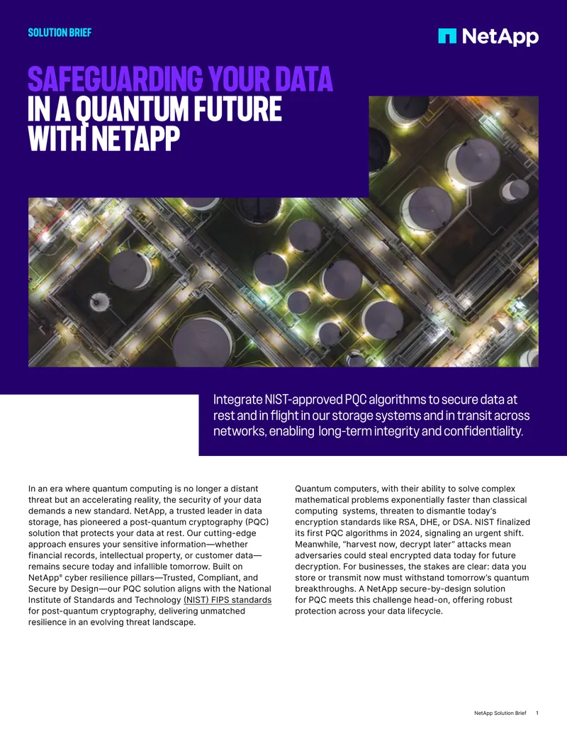 Post-Quantum Cryptography Solution Overview
